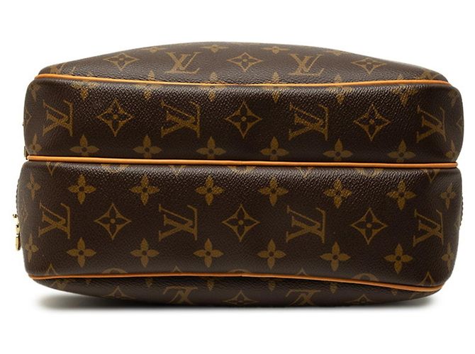 Borsa a tracolla Louis Vuitton Monogram Reporter PM Marrone Monogramma - vista 3