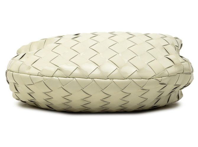 Borsa Bottega Veneta Intrecciato Mini Jodie Bianco - vista 3