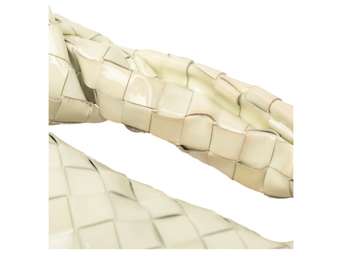 Borsa Bottega Veneta Intrecciato Mini Jodie Bianco - vista 6