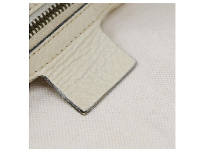 Bolsa de mão Gucci Twill em couro bege - vista 6