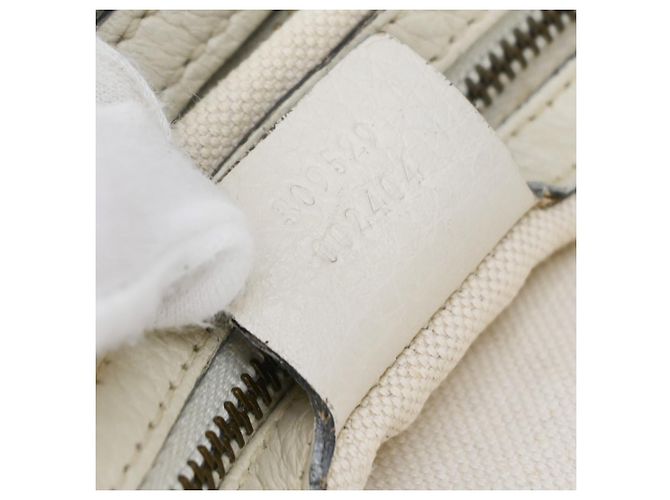 Bolsa de mão Gucci Twill em couro bege - vista 7