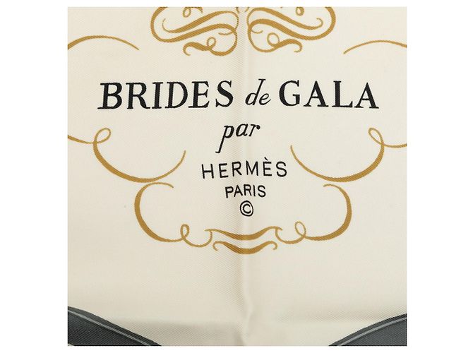 Hermès Carré 90 Brides de Gala Ceremonial Bridle Scarf Pink Mehrfarben - view 8