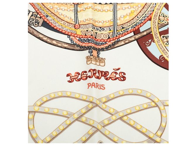 Hermès Pañuelo Hermes Carre 90 Paperoles Azul Multicolor - vista 3