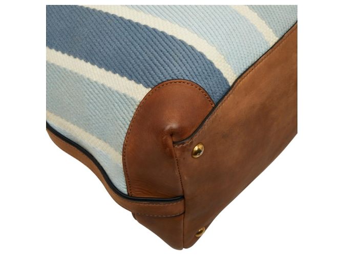 Bolsa Gucci Boston Shoulder Weekender Azul - vista 5
