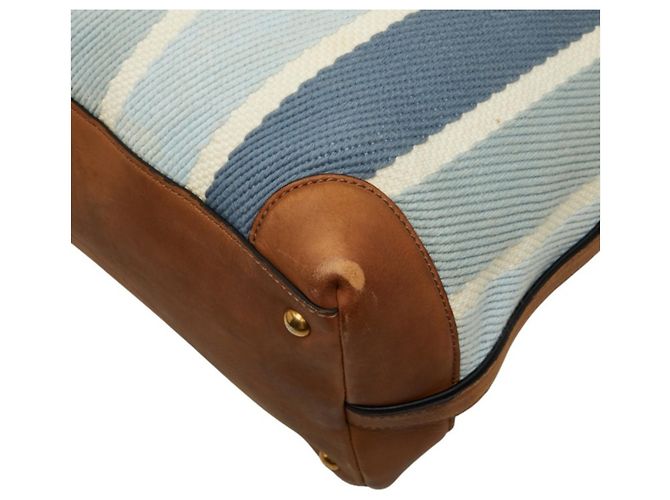 Bolsa Gucci Boston Shoulder Weekender Azul - vista 6