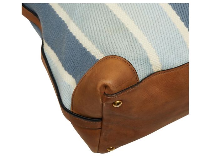 Bolsa Gucci Boston Shoulder Weekender Azul - vista 7