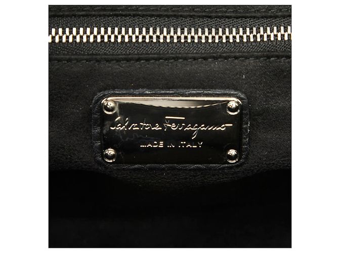 Borsa a tracolla Salvatore Ferragamo Gancini Ariana Nero - vista 12
