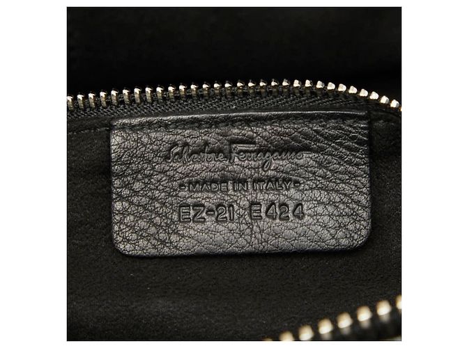 Borsa a tracolla Salvatore Ferragamo Gancini Ariana Nero - vista 13