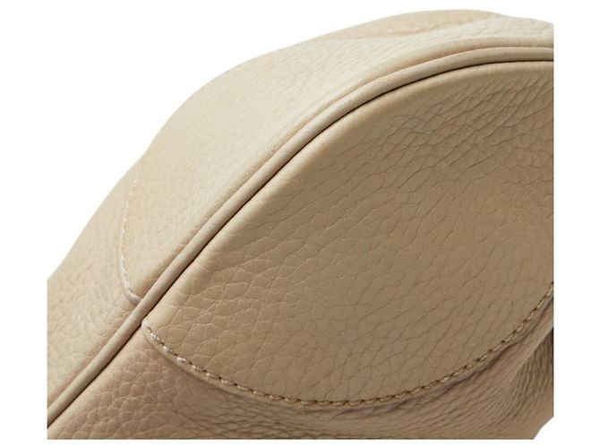 Borsa Tote Salvatore Ferragamo Gancini Marissa Beige - vista 5