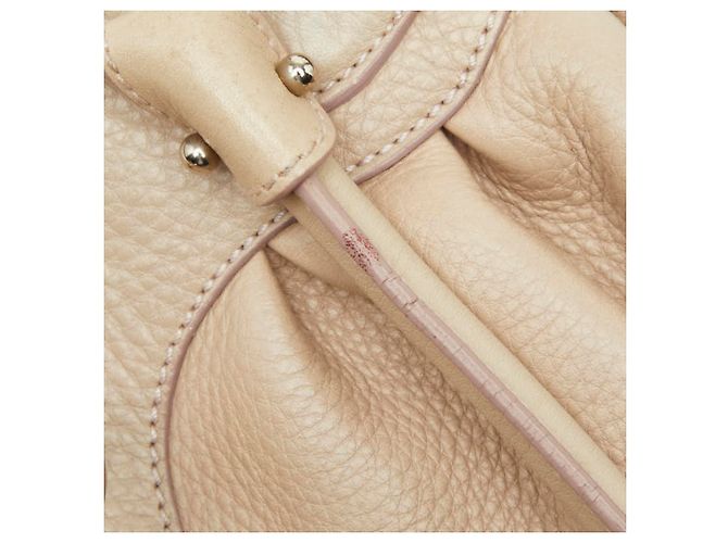 Borsa Tote Salvatore Ferragamo Gancini Marissa Beige - vista 7