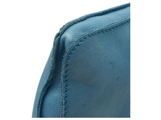 Hermès Hermes Toudou Fringe Schultertasche Blau - Ansicht 4
