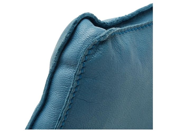 Hermès Hermes Toudou Fringe Schultertasche Blau - Ansicht 5