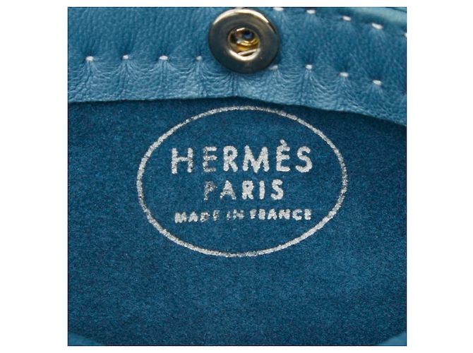 Hermès Hermes Toudou Fringe Schultertasche Blau - Ansicht 7