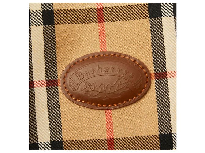 Bolso Boston Burberry Nova Check Beige - vista 13