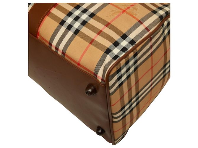 Bolso Boston Burberry Nova Check Beige - vista 4