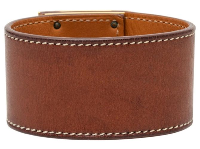 Hermès Pulsera Hermes Kelly Dog Castaño - vista 3