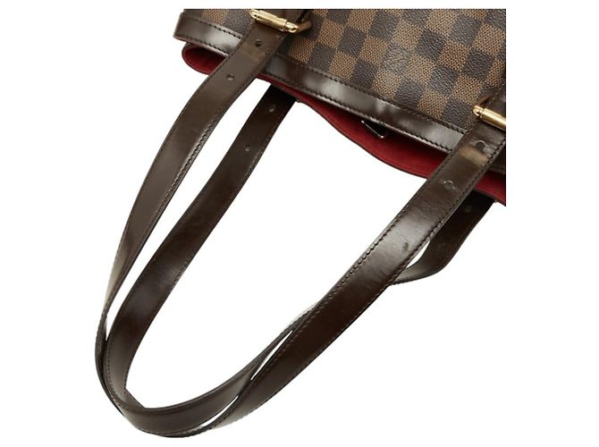 Bolso de mano Louis Vuitton Damier Ebene Hampstead MM Tote Bag Castaño - vista 8