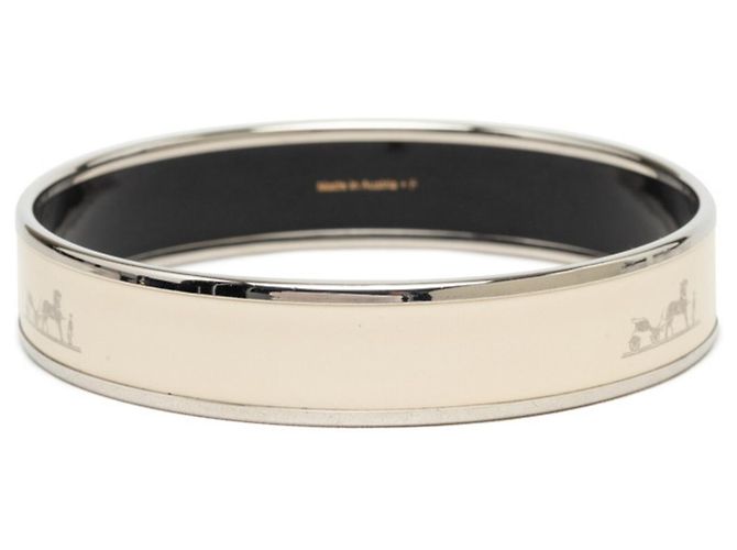 Hermès Bracciale Hermes Email PM Bianco - vista 3