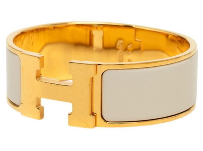 Hermès Pulsera de Dijes Hermes Clic Clac H PM Blanco - vista 2
