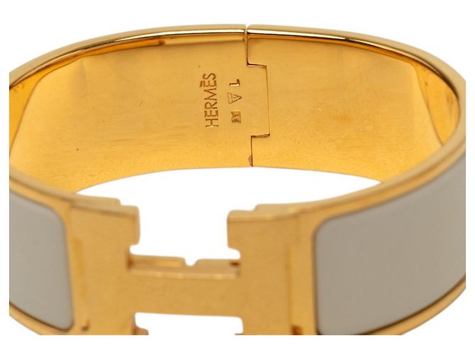 Hermès Pulsera de Dijes Hermes Clic Clac H PM Blanco - vista 4