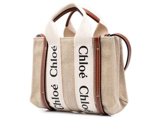 Bolso Chloé Woody Mini Castaño - vista 2