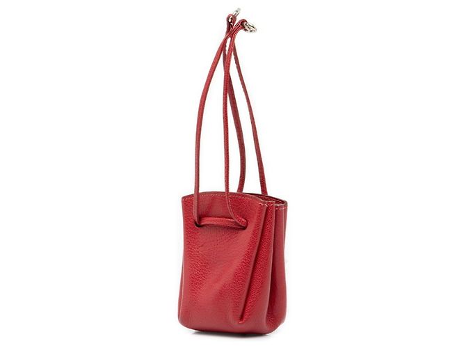 Hermès Bolso de cordón Hermes Vespa Pouch Roja - vista 2
