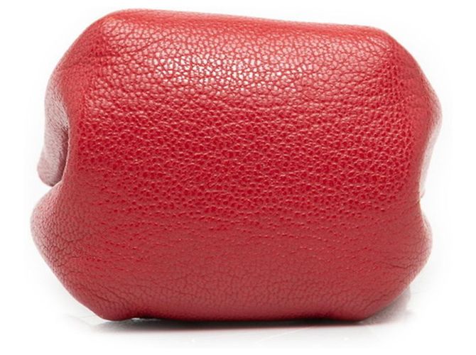 Hermès Bolso de cordón Hermes Vespa Pouch Roja - vista 3
