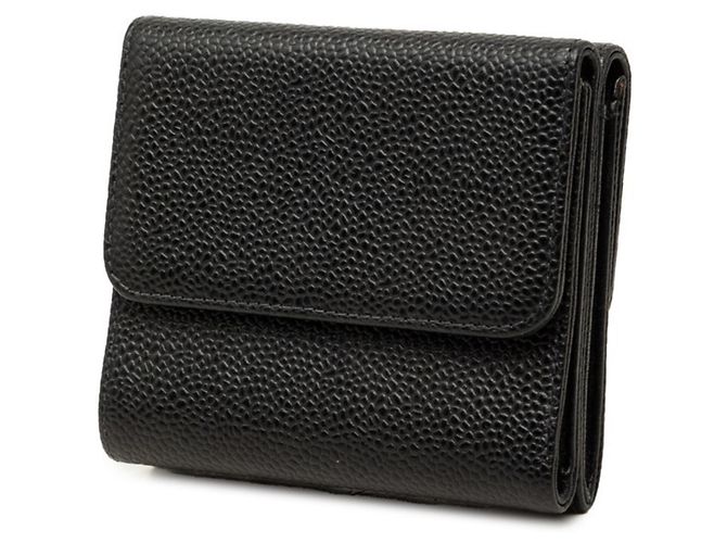 Chanel Coco Mark Bi-fold Wallet Black - view 2