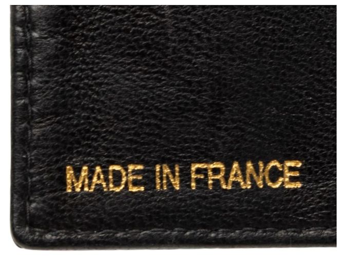 Chanel Coco Mark Bi-fold Wallet Black - view 7