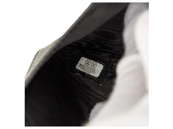 Chanel Coco Mark Bi-fold Wallet Black - view 8