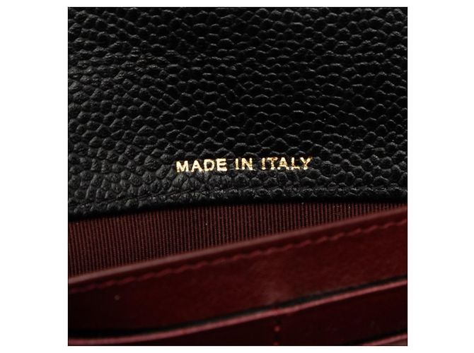Portamonete Chanel in vitello granulato Nero - vista 7
