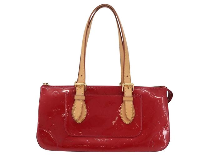 LOUIS VUITTON Monogram Vernis Rosewood Avenue Pomme D'amour M93507 Auth ep16362A Rosso - vista 13