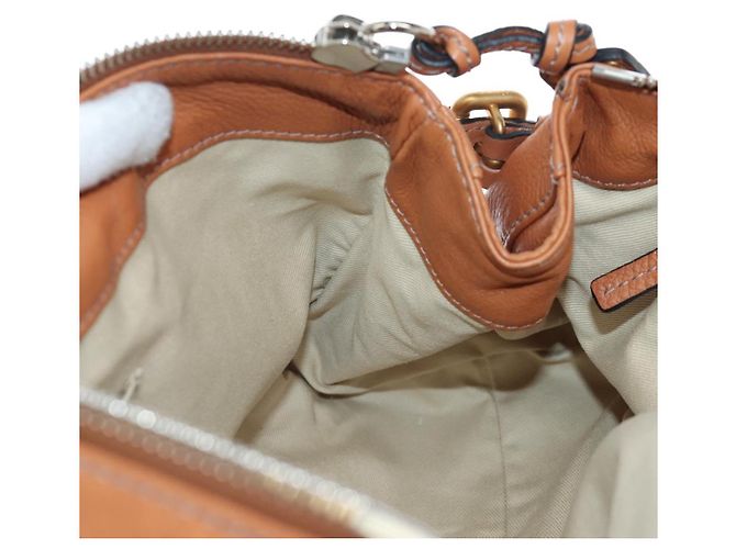 Chloé Borsa Chloe Paddington in pelle marrone oro argento Auth BA16075V D'oro - vista 23