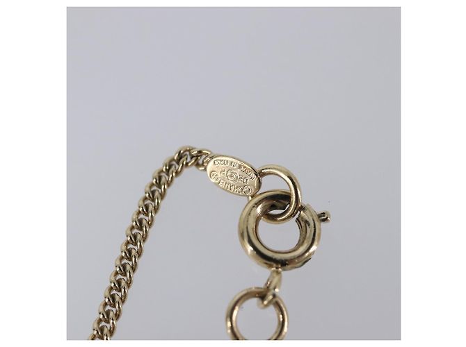 Collana CHANEL metallo Gold CC Auth 205465M D'oro - vista 15