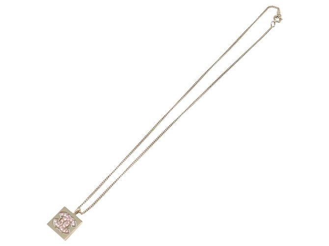 Collana CHANEL metallo Gold CC Auth 205465M D'oro - vista 8