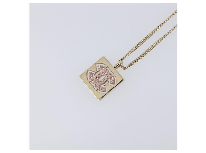 Collana CHANEL metallo Gold CC Auth 205465M D'oro - vista 9