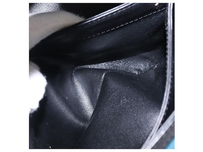 Bolsa de Ombro LOEWE Barcelona Camurça Azul Prata Auth bs37409A - vista 25