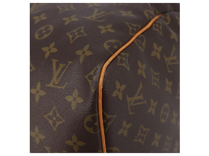 LOUIS VUITTON Monogram Keepall 55 Boston Bag M41424 LV Auth 200476V Monogramme - vue 14