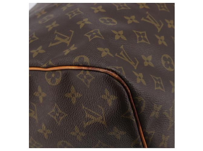 LOUIS VUITTON Monogram Keepall 55 Boston Bag M41424 LV Auth 200476V Monogramme - vue 15