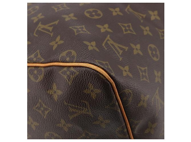 LOUIS VUITTON Monogram Keepall 55 Boston Bag M41424 LV Auth 200476V Monogramme - vue 17