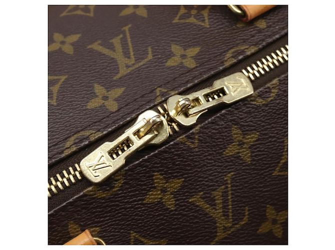 LOUIS VUITTON Monogram Keepall 55 Boston Bag M41424 LV Auth 200476V Monogramme - vue 19