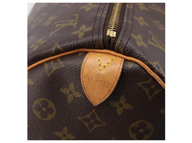 LOUIS VUITTON Monogram Keepall 55 Boston Bag M41424 LV Auth 200476V Monogramme - vue 20