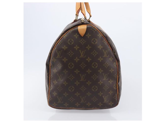 LOUIS VUITTON Monogram Keepall 55 Boston Bag M41424 LV Auth 200476V Monogramme - vue 3