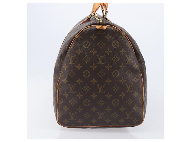 LOUIS VUITTON Monogram Keepall 55 Boston Bag M41424 LV Auth 200476V Monogramme - vue 4