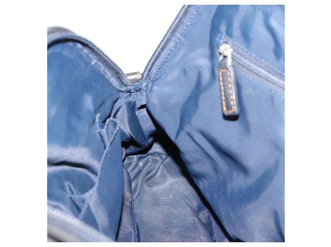 Christian Dior Trotter Canvas Handtasche Navy Silver Auth BA15752 Silber Marineblau - Ansicht 21