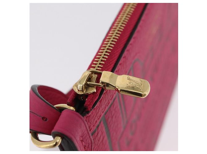 LOUIS VUITTON Monogram Neverfull Inside Out MM Pouch Pouch Pink LV Auth 206301V Rosa Monograma - vista 10