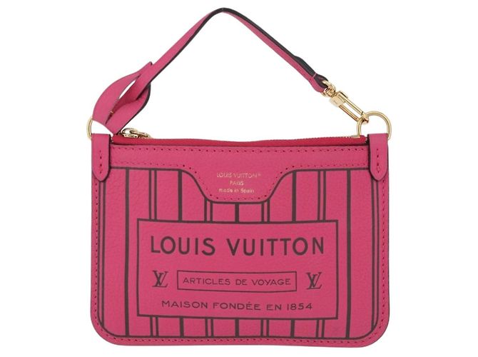 LOUIS VUITTON Monogram Neverfull Inside Out MM Pouch Pouch Pink LV Auth 206301V Rosa Monograma - vista 13