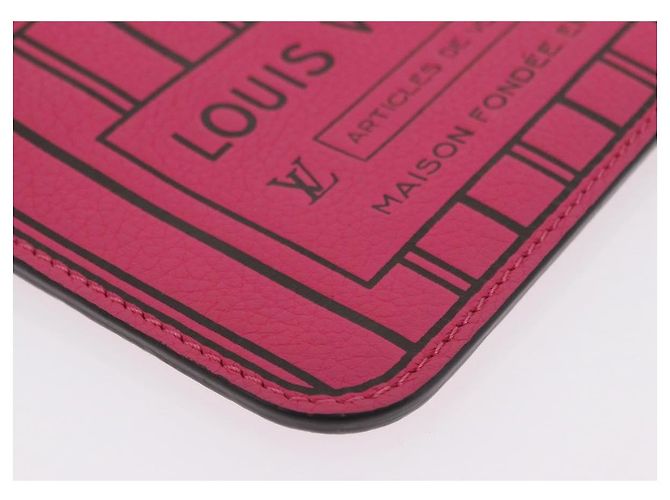 LOUIS VUITTON Monogram Neverfull Inside Out MM Pouch Pouch Pink LV Auth 206301V Rosa Monograma - vista 14