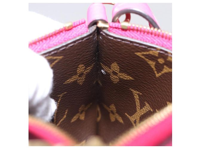 LOUIS VUITTON Monogram Neverfull Inside Out MM Pouch Pouch Pink LV Auth 206301V Rosa Monograma - vista 19