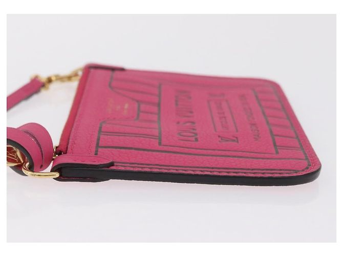 LOUIS VUITTON Monogram Neverfull Inside Out MM Pouch Pouch Pink LV Auth 206301V Rosa Monograma - vista 4